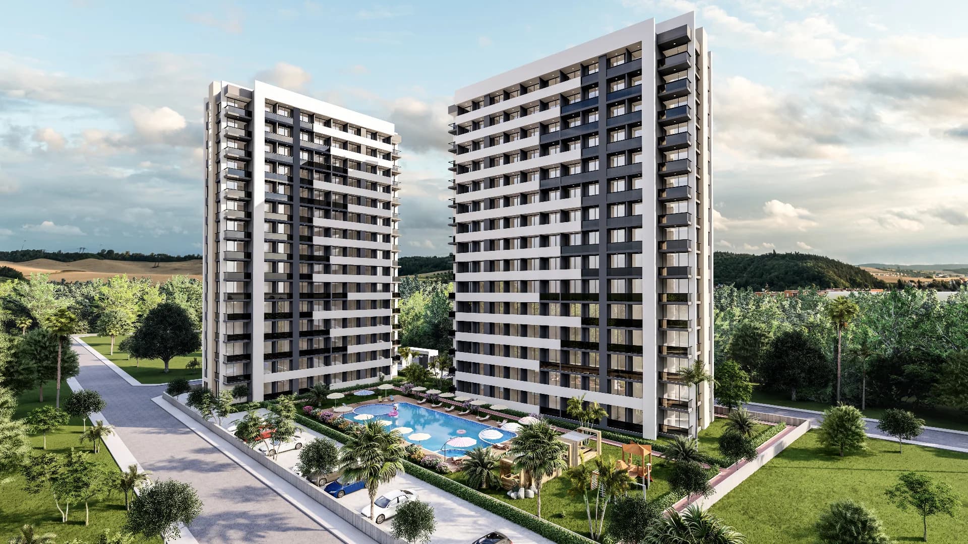 Mersin Erdemli'de Deniz Manzaralı Lüks Satılık 1+1 Daireler, Erdemli Mersin