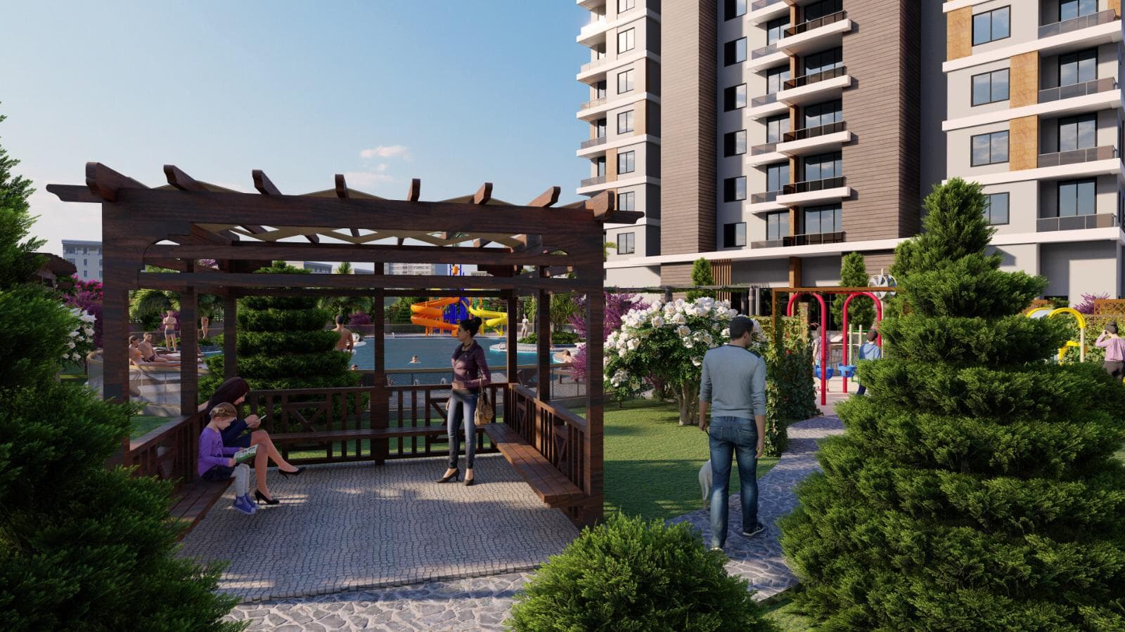 Mersin Mezitli'de Deniz Manzaralı Lüks Satılık Daireler, Mezitli Mersin