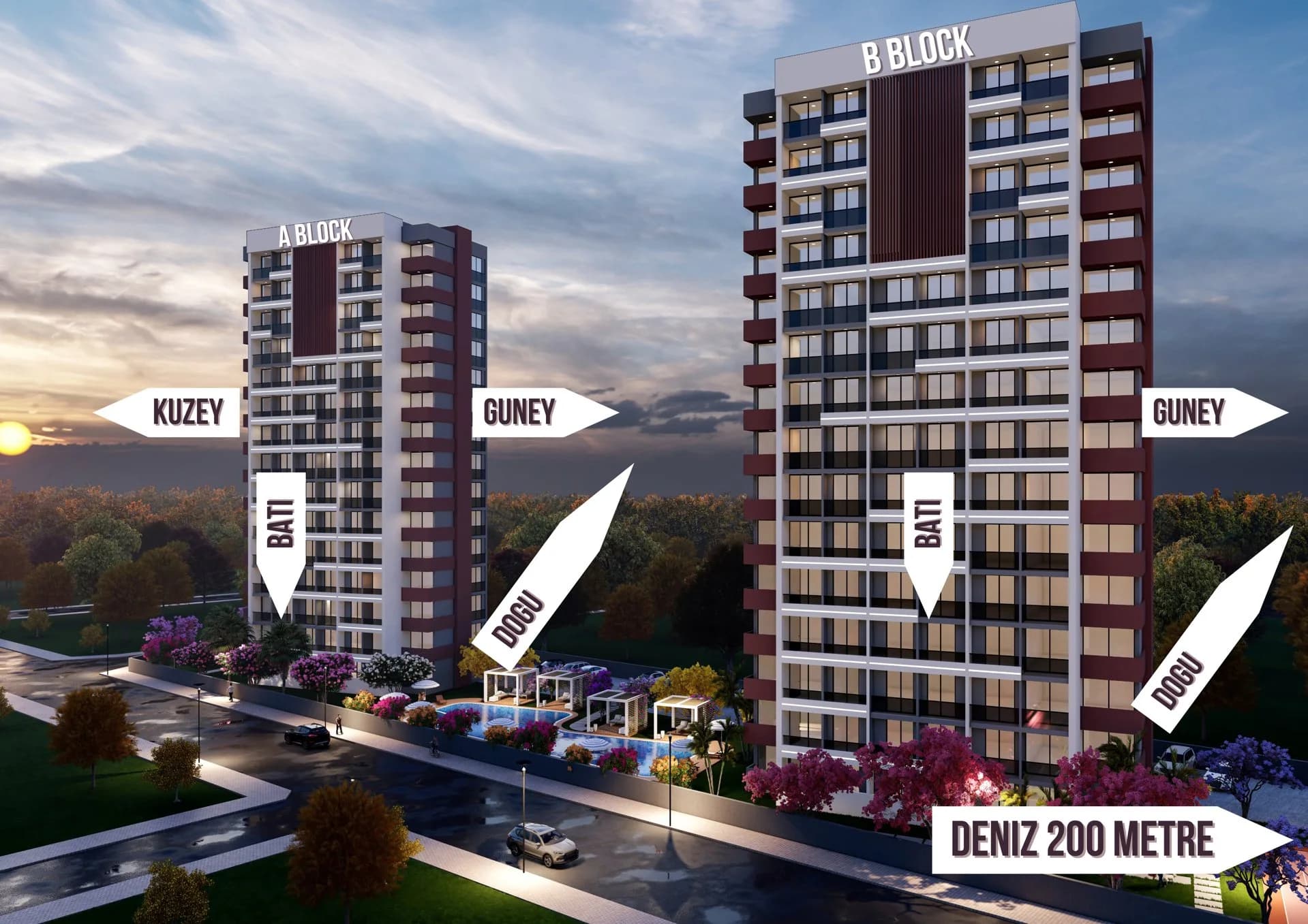 İlkem Lotus — готовые квартиры 1+1 и 2+1 у моря (200 м) в Тедже (Мезитли, Мерсин)