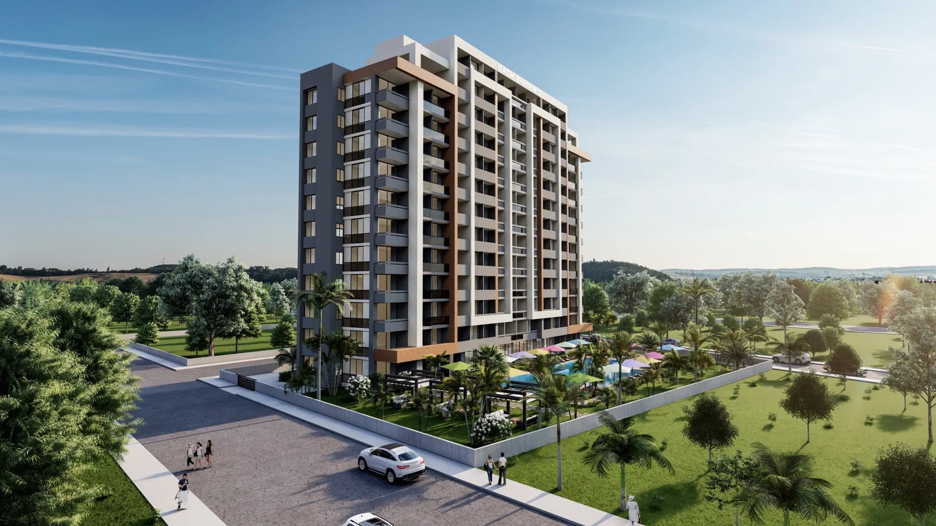İlkem Palm Brandom — новостройка у моря (500 м) в Арпачбахшиш